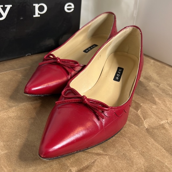 Hype low heel pumps Winter Red 8 - Picture 15 of 17